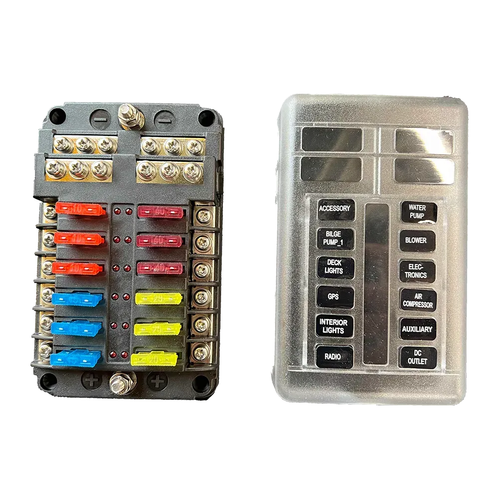 Boîte de distribution de fusibles (12 voies) pour les consommateurs petits et moyens