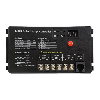 Kompakter Solar Laderegler MPPT 10A