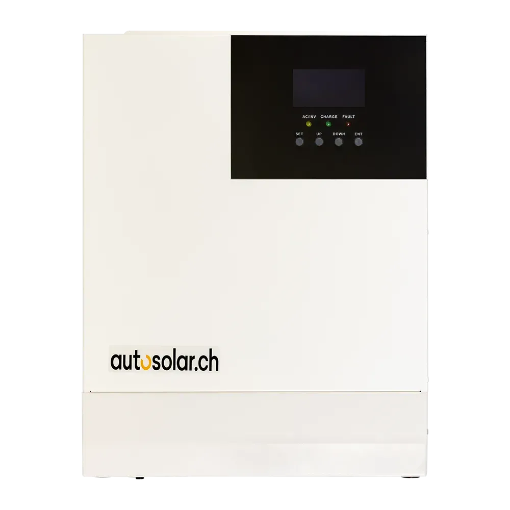 Onduleur de batterie 3000 W - Onde sinusoïdale pure - 24 V à 230 V - Onduleur hybride