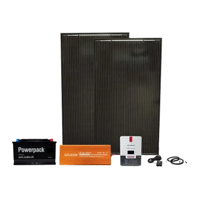 Solarset 320 Watt - Solaranlage inkl. Montagematerial fürs Wohnmobil und Camper