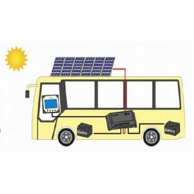 Contrôleur de charge solaire double PWM 10A pour 2 batteries