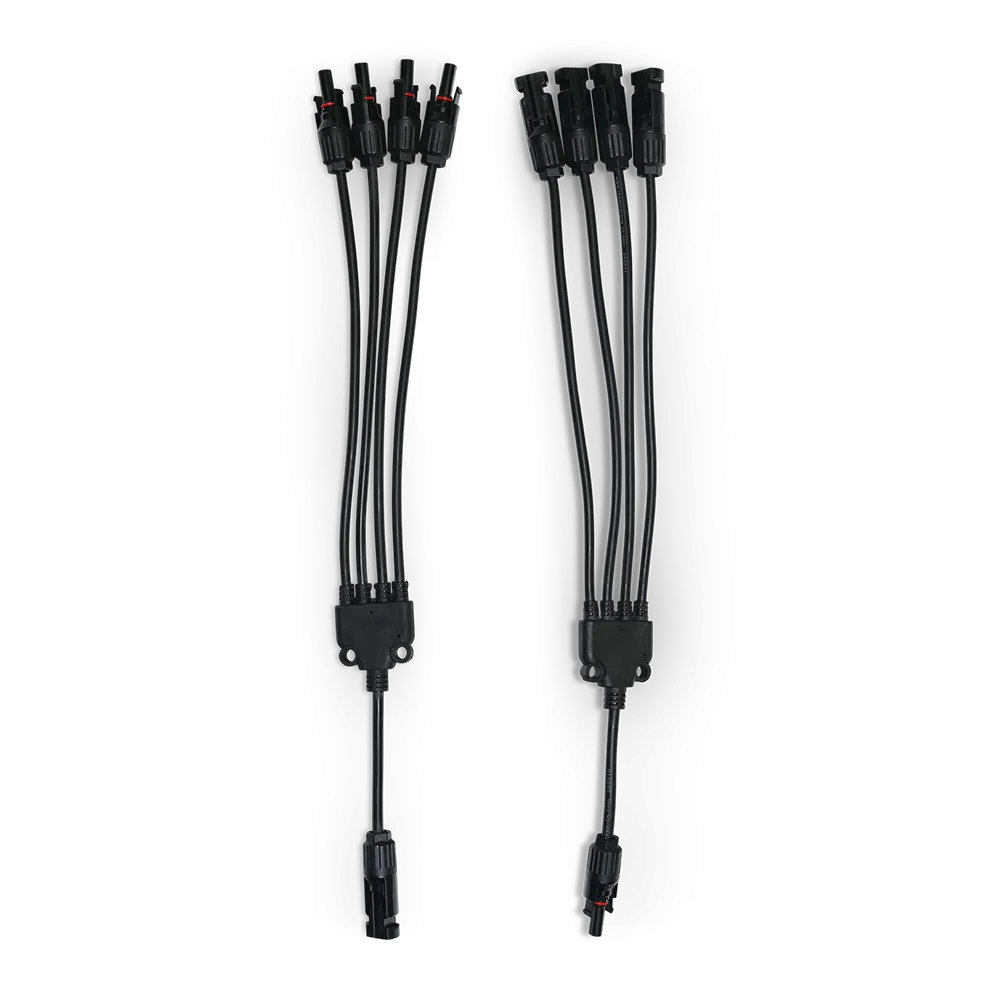 Kit de distribution en 4 parties avec connecteur de module de 4e génération (MC4) pour panneaux solaires