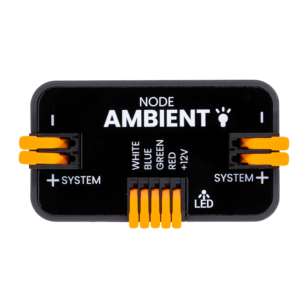 NODE Ambient: Lichtsteuerung für Wohnmobil, Boote und Vans NODE Ambient: Lichtsteuerung für Wohnmobil, Boote und Vans