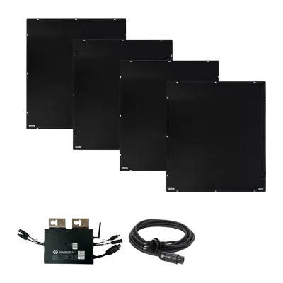 Super flexibles 640W Balkonkraftwerk-Set mit Befestigungsmaterial
