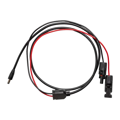 Solar connection cable for cool boxes