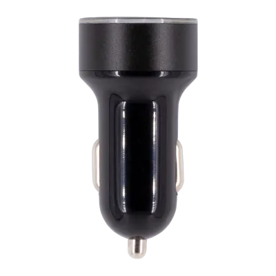 Cigarette lighter plug with USB connection