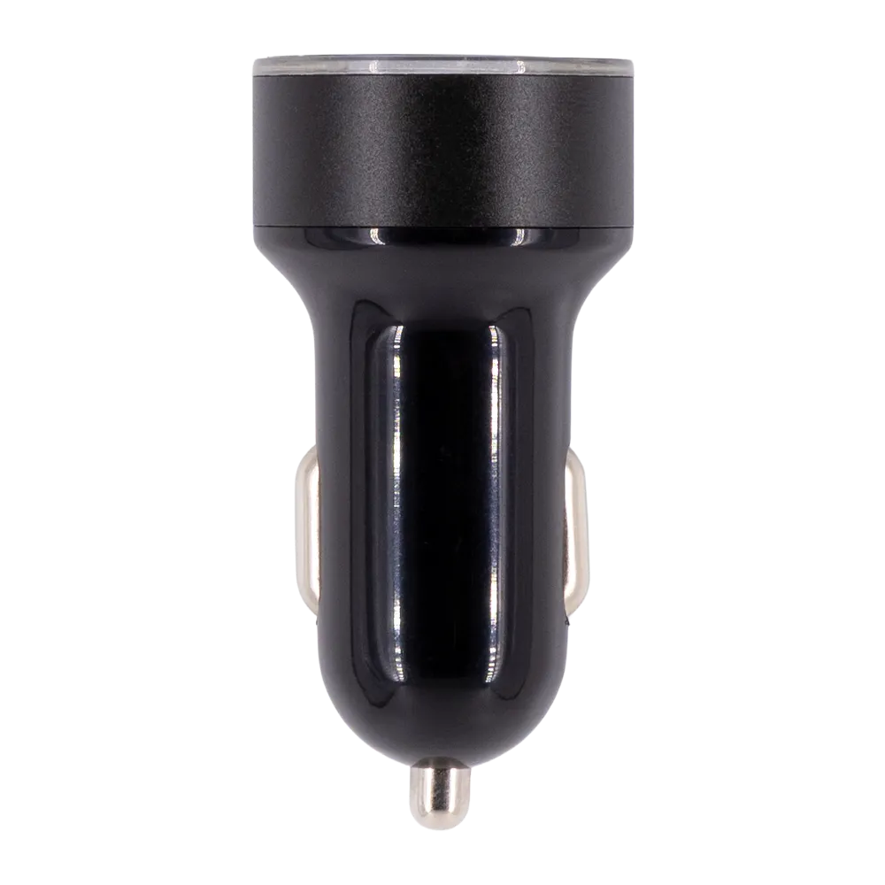 Cigarette lighter plug with USB connection