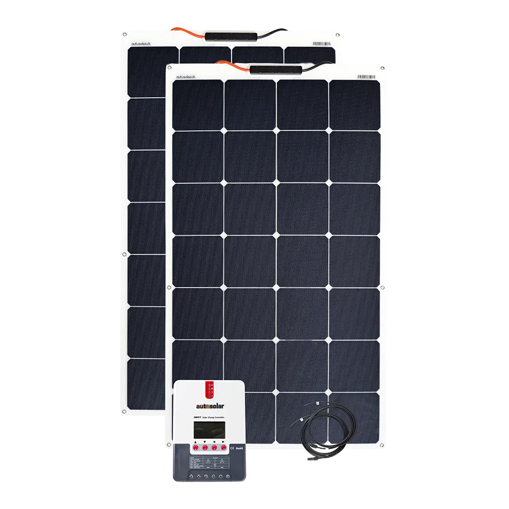 Système solaire flexible de 210 watts, pour campeurs