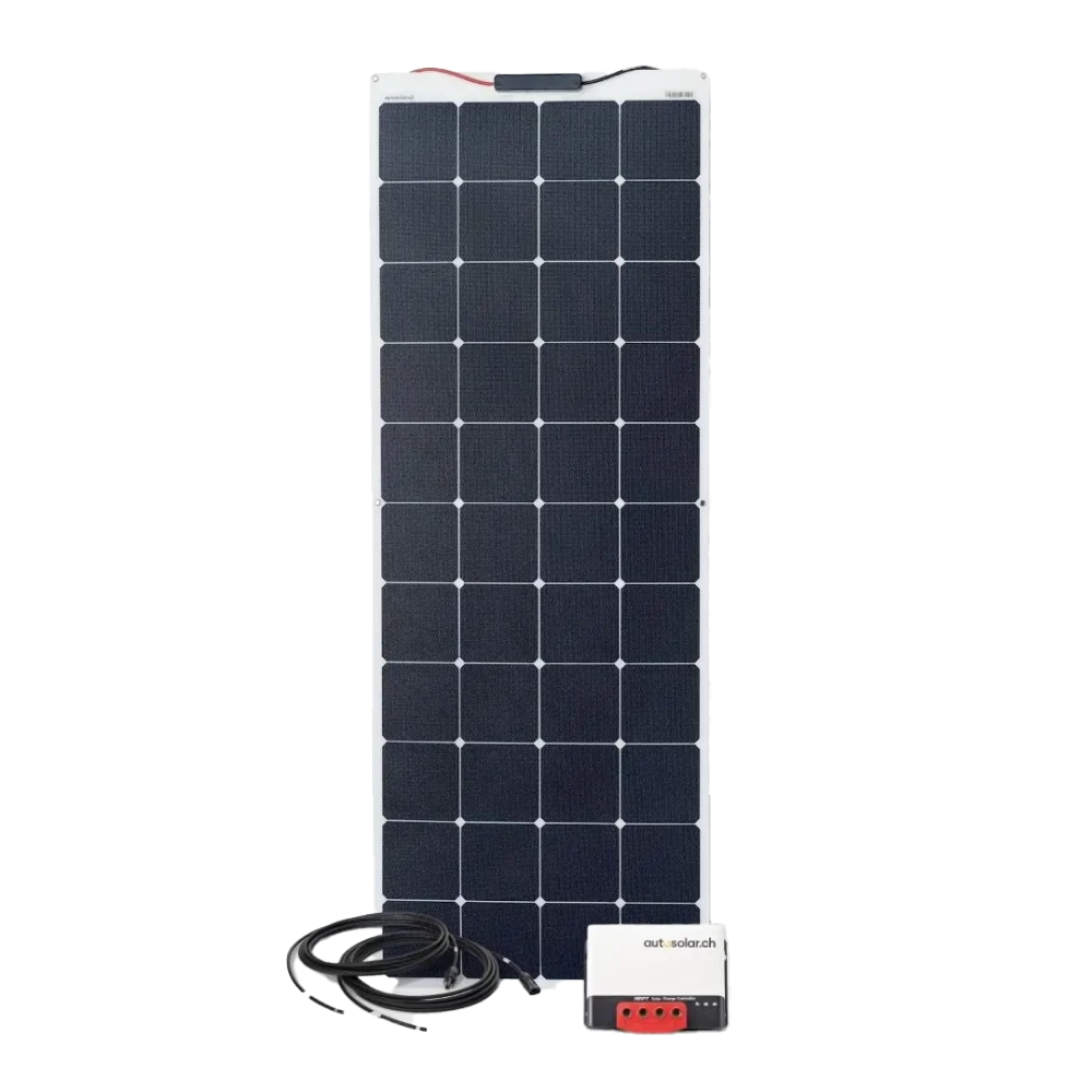 Kit solaire flexible 160 watts - Énergie solaire pour camping-cars et caravanes
