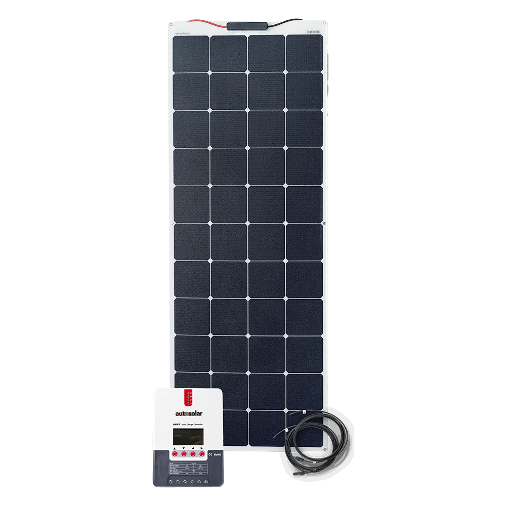 Kit solaire flexible 160 watts - Énergie solaire pour camping-cars et caravanes