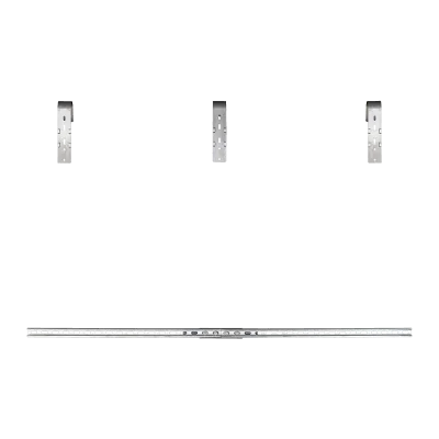 Fastening set for balcony with 1 module up to 166cm frame width.