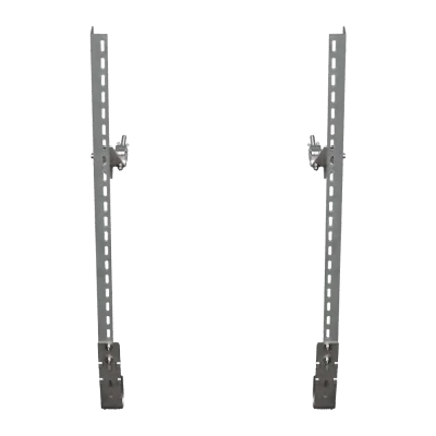 Balcony bracket angled for a solar panel