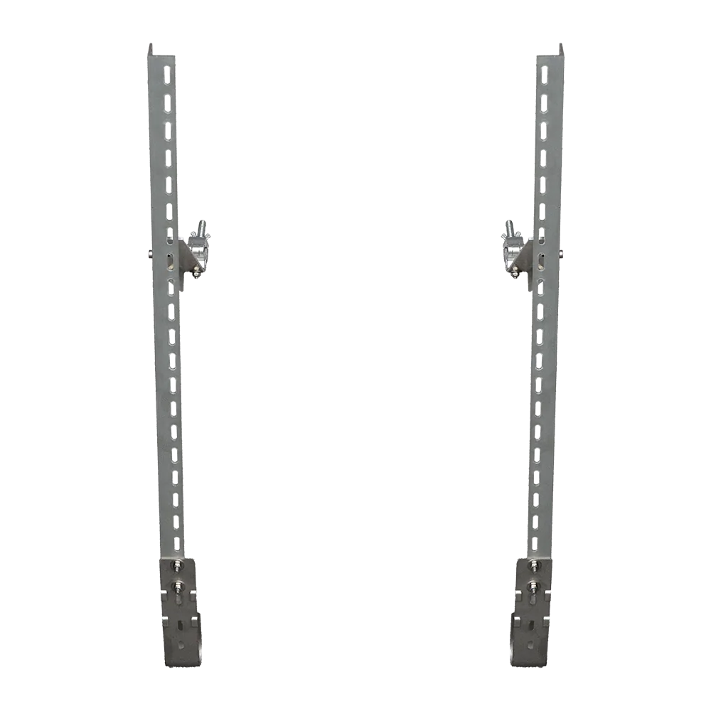 Balcony bracket angled for a solar panel Balcony bracket angled for a solar panel