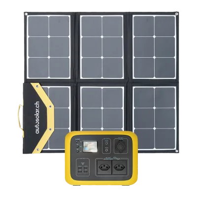 Powerstation 500Wh "Swiss Edition" mit Solarkoffer 135W