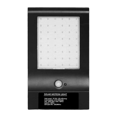 2.5W solar LED lamp with integrated motion sensor