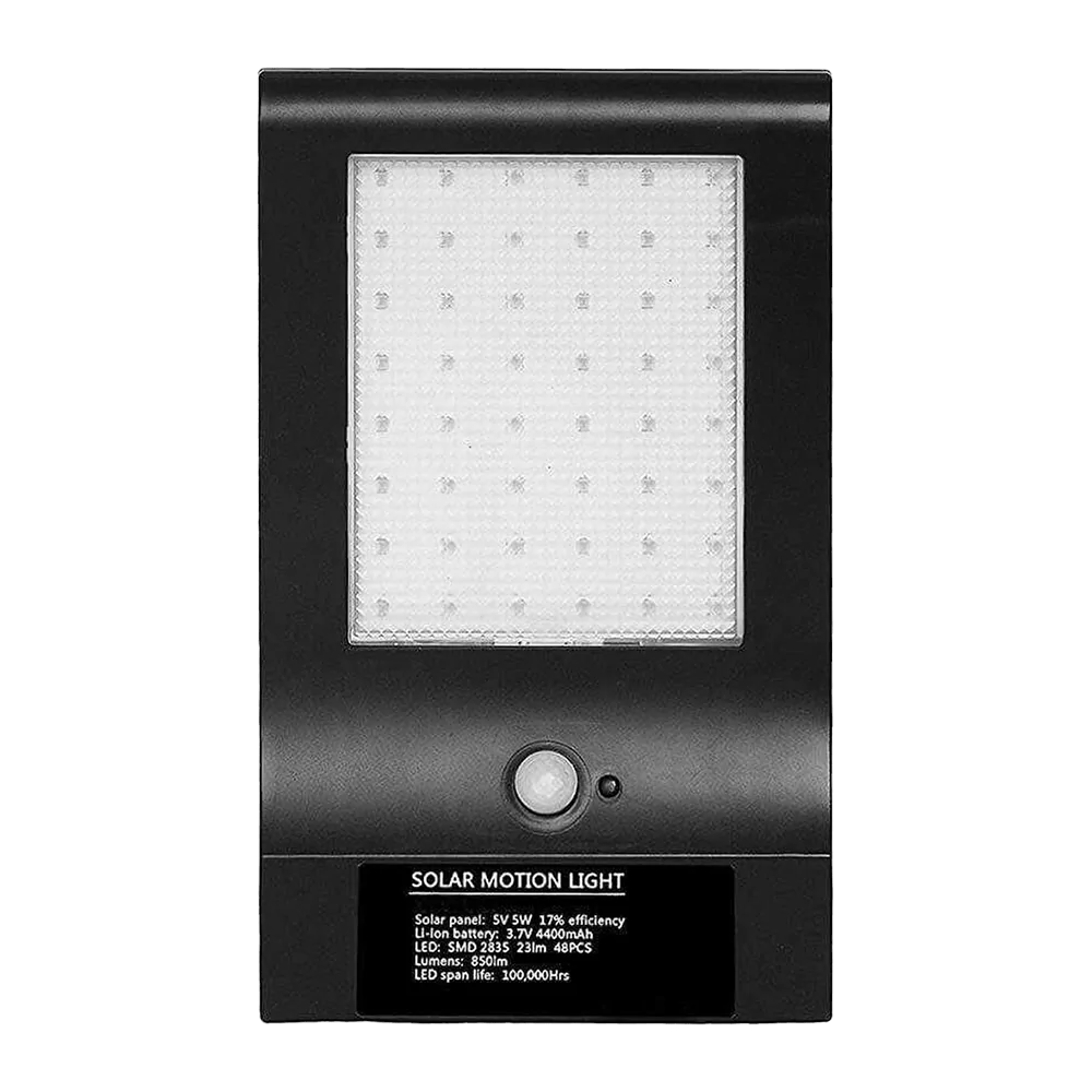 2.5W solar LED lamp with integrated motion sensor