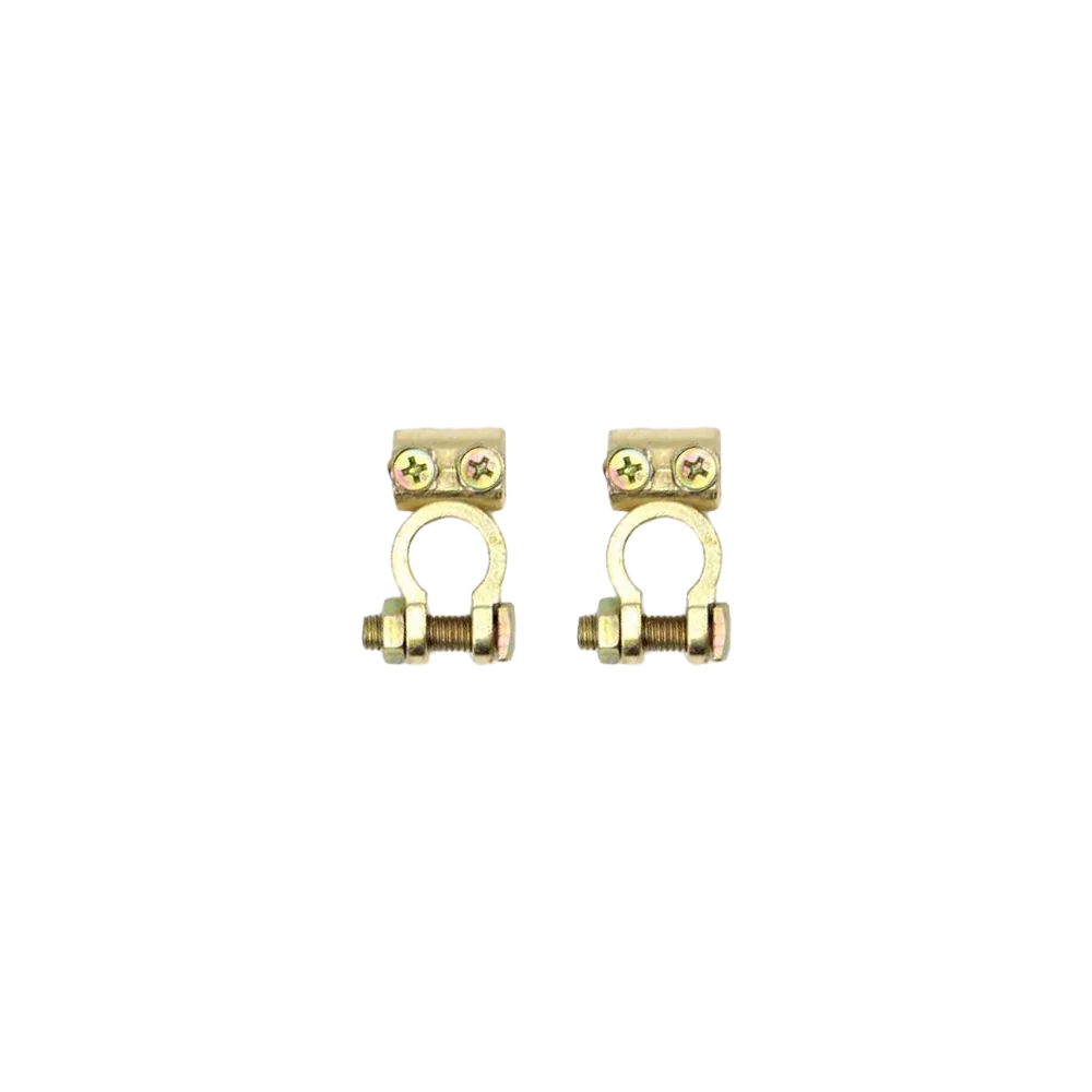 Ensemble de bornes de batterie positive/négative avec vis