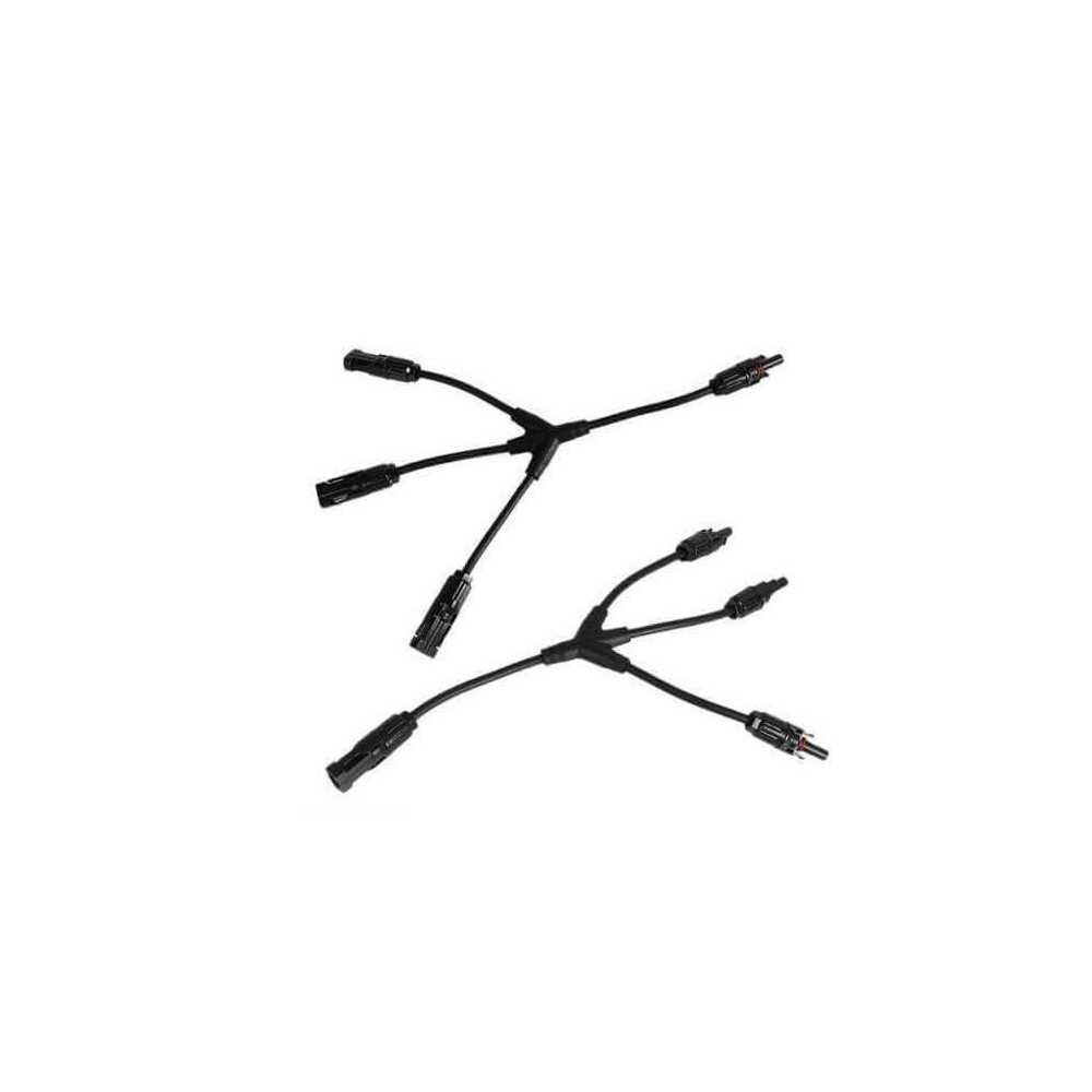 Kit de distribution 3 pièces, connecteur de module de 4e génération (MC4), connecteur solaire