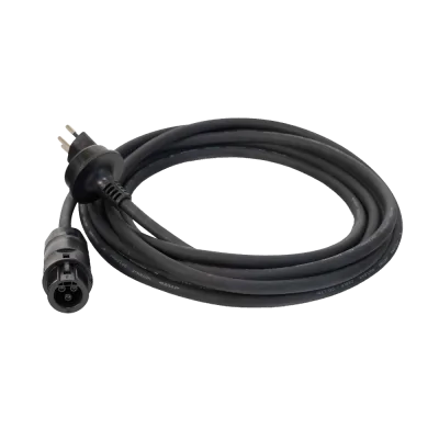 Solar cable for module inverters with CH plug