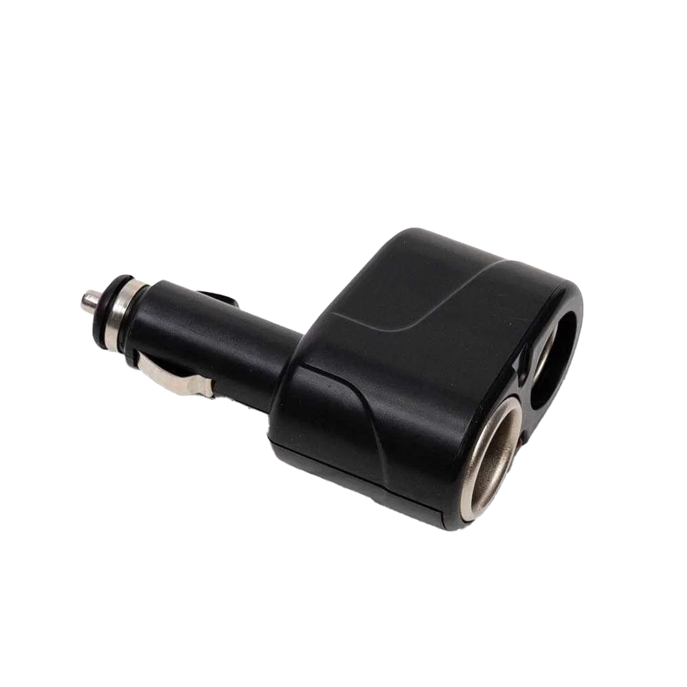 Double socket for cigarette lighter