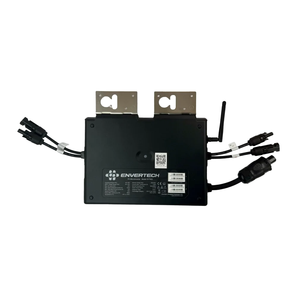 Modulwechselrichter Envertech 600W - EVT800 inkl. Anschlusskabel Modulwechselrichter Envertech 600W - EVT800 inkl. Anschlusskabel