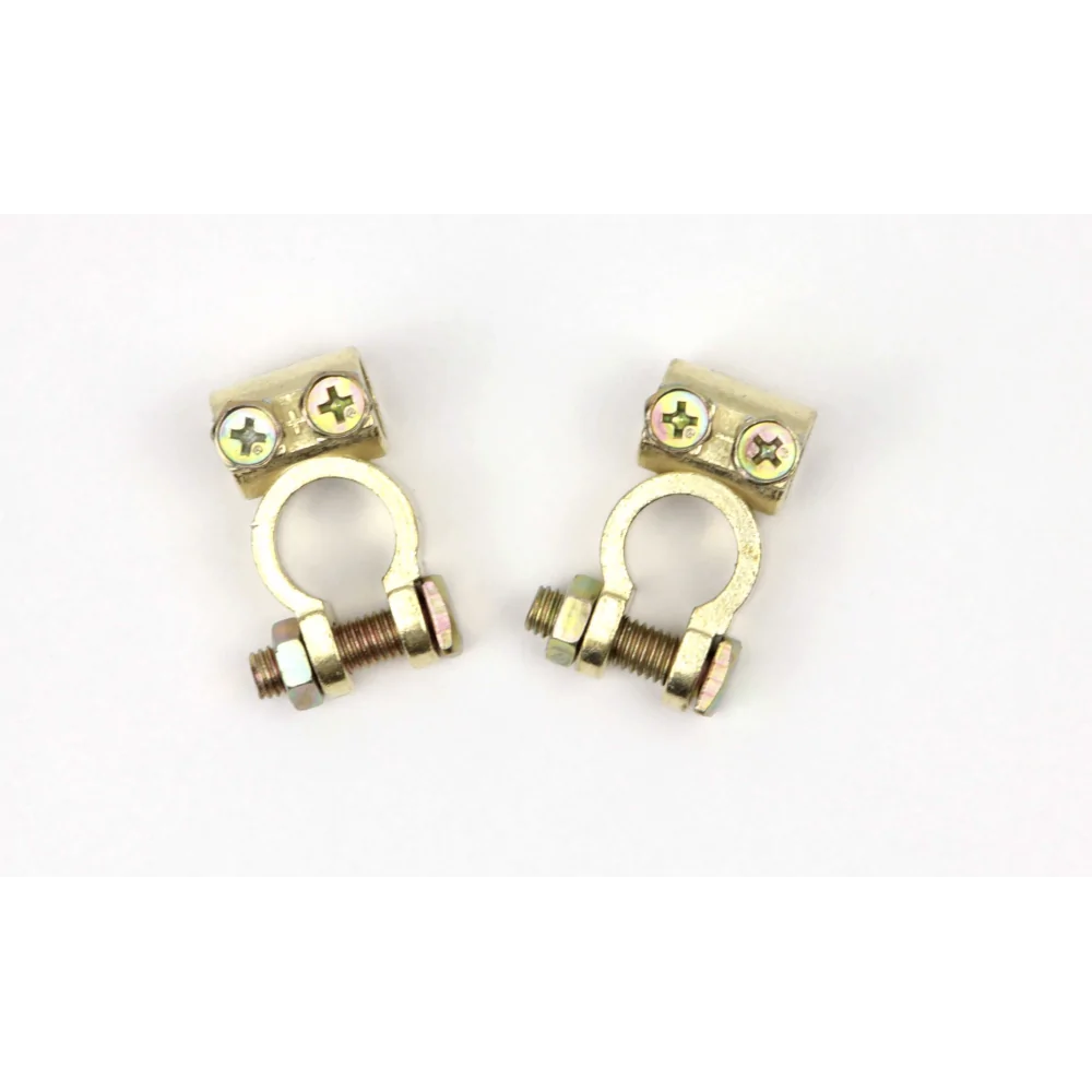 Batterieklemmen Set Plus/Minus mit Schrauben