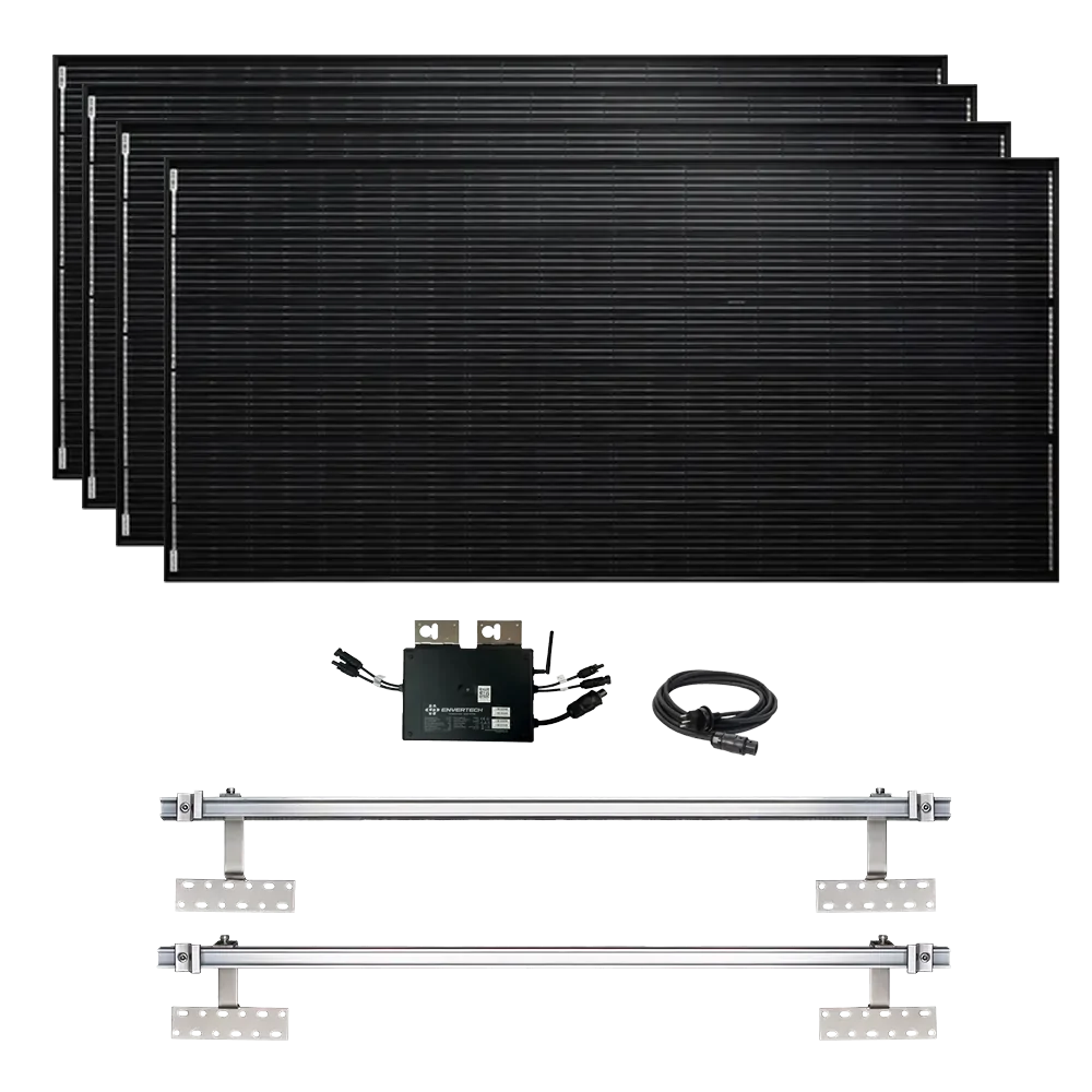 Photovoltaic system complete package 1600 W – roof mounting for holiday homes | AutoSolar