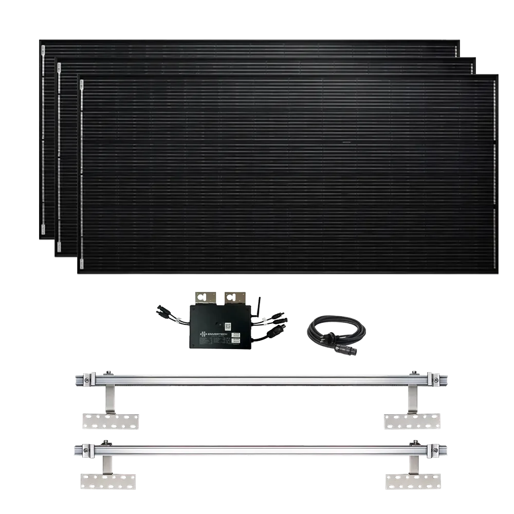 Photovoltaic system complete package 1200 W – roof mounting for holiday homes | AutoSolar
