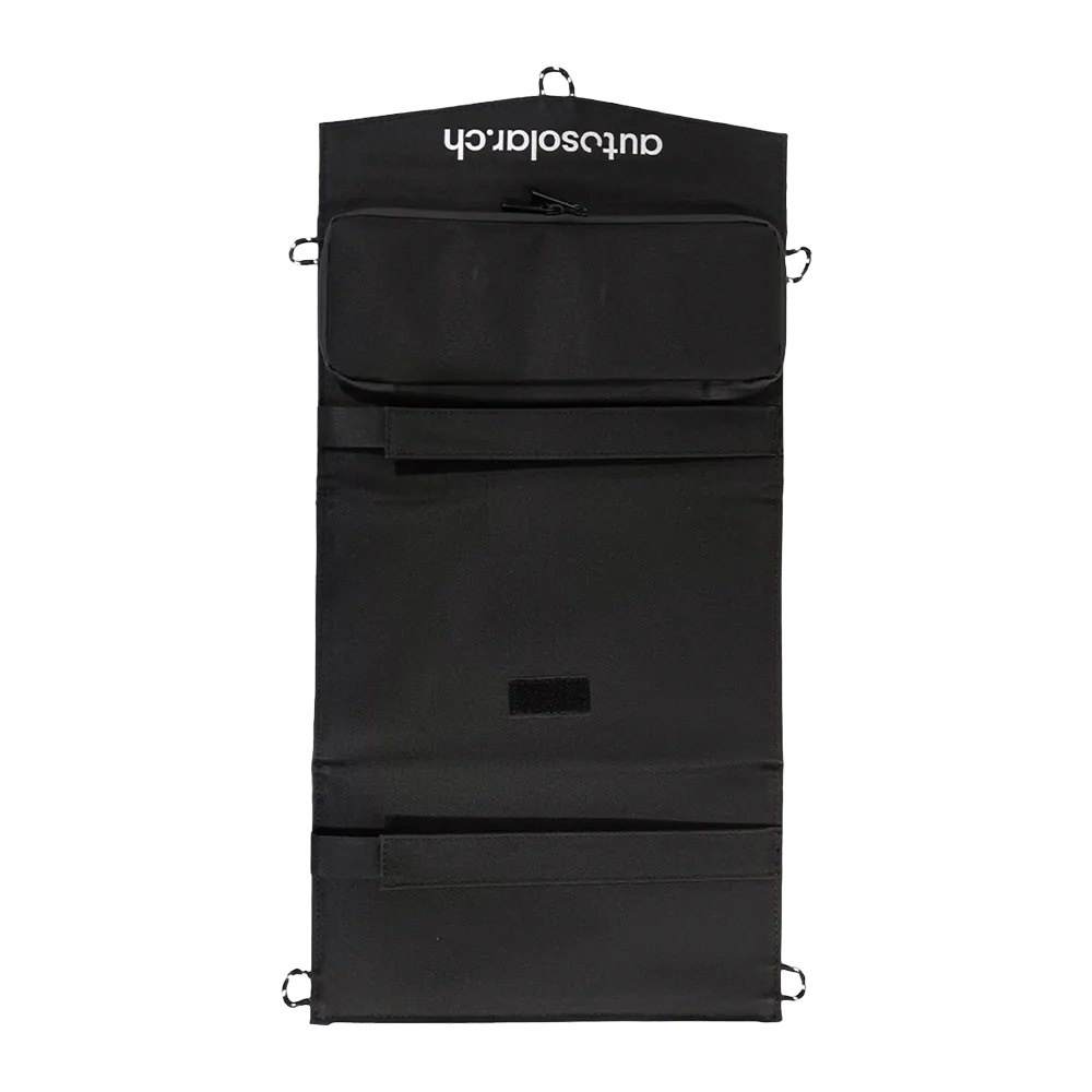 21-watt foldable solar panel with USB-C and USB connection