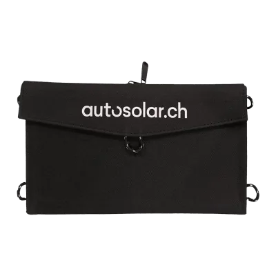 21-watt foldable solar panel with USB-C and USB connection