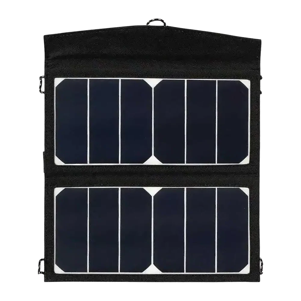 Faltbares, effizientes Solarmodul 14W mit USB-Anschluss