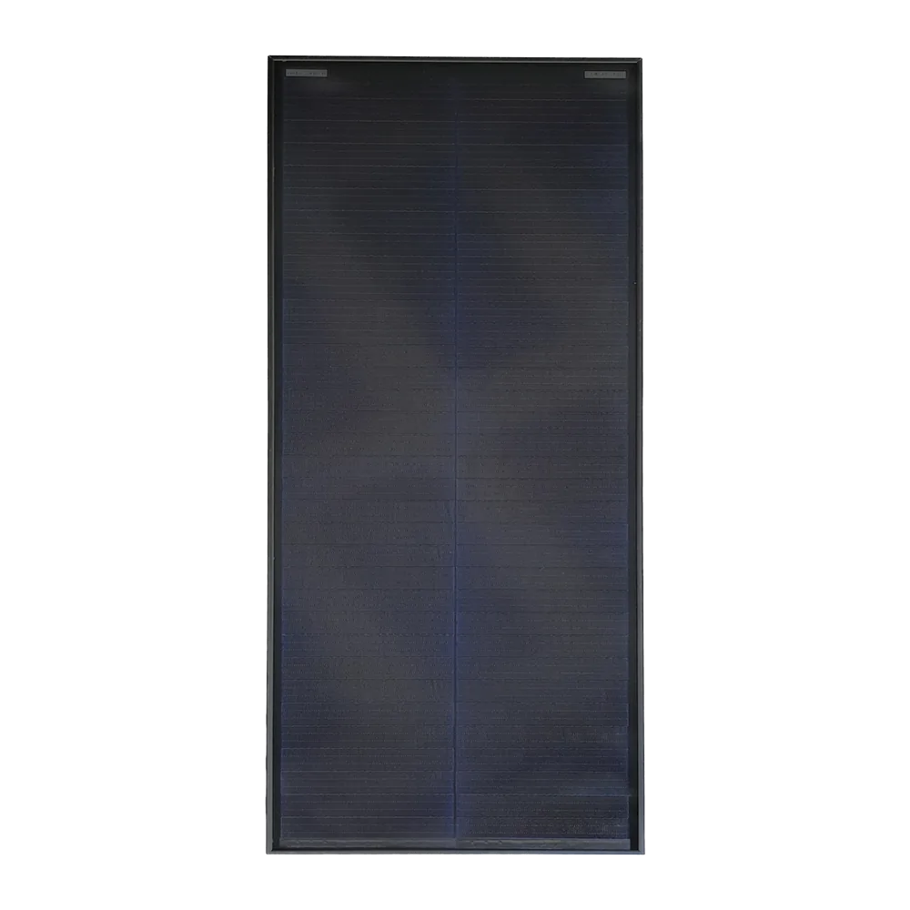 Aussteller AutoSolar 100 Watt Solarpanel Slim - Black