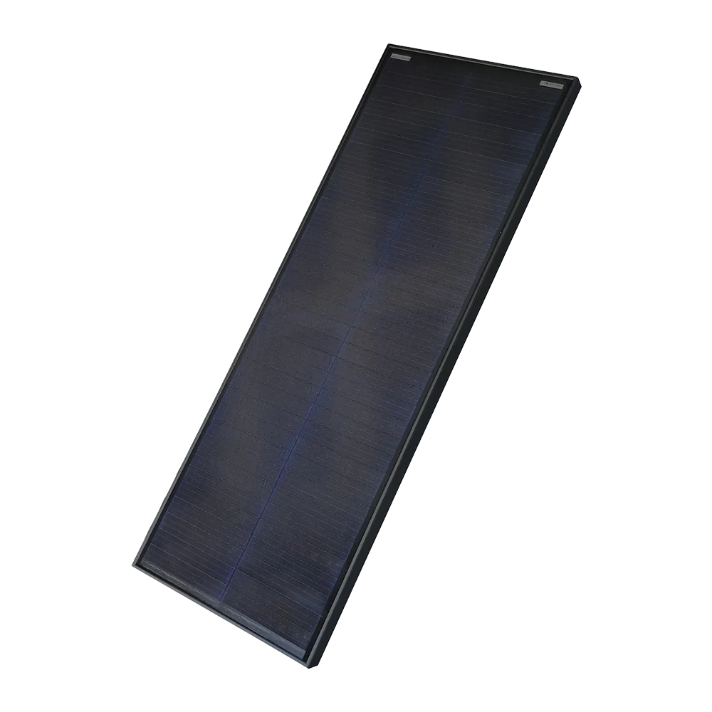 Aussteller AutoSolar 100 Watt Solarpanel Slim - Black