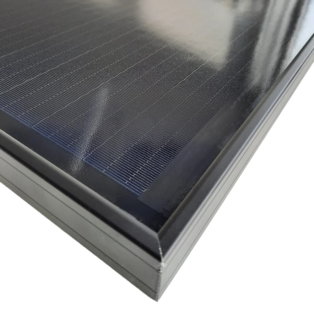 Aussteller AutoSolar 100 Watt Solarpanel Slim - Black