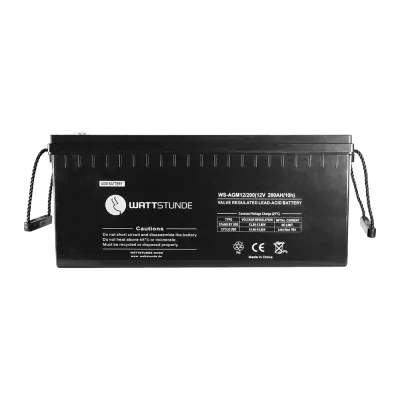 220Ah AGM-Batterie - wartungsfreie 12V Solarbatterie fürs Wohnmobil