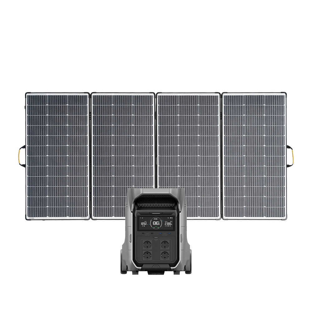 EcoFlow Delta Pro 3 inkl. 440 Watt Solakoffer