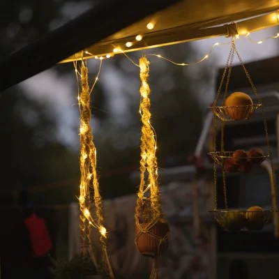 MilkyGlow&nbsp;: guirlande lumineuse de 10 mètres de long pour créer une ambiance en camping