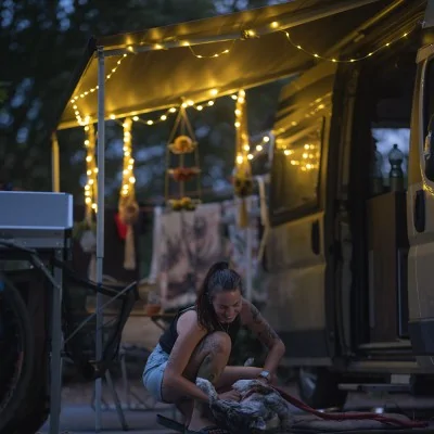 MilkyGlow&nbsp;: guirlande lumineuse de 10 mètres de long pour créer une ambiance en camping