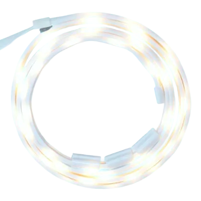 Handliche LED-Lichterkette mit kaltweissem Licht