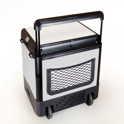 Glacière solaire mobile de 22 L avec valise solaire de 135 W et ensemble batterie au lithium