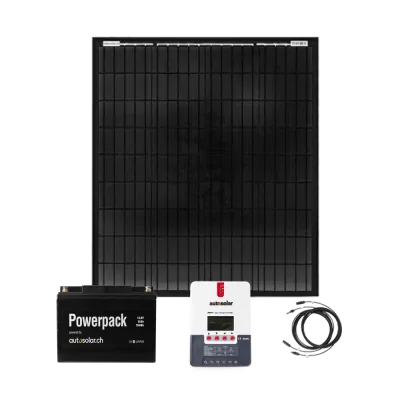 Basis Solar-Set 100W – Einsteigerset für Camper & Alphütte