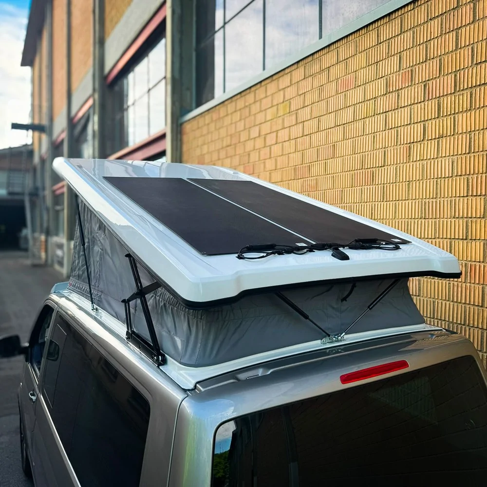 Panneau solaire flexible robuste avec noyau aluminium 160W