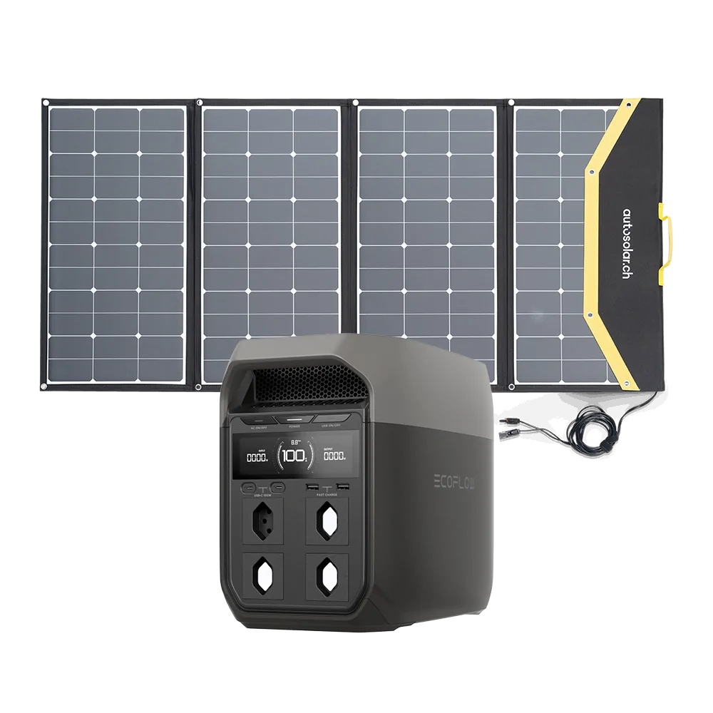 Valise solaire EcoFlow Delta 3 + 260 W | Achetez une station d'énergie en Suisse