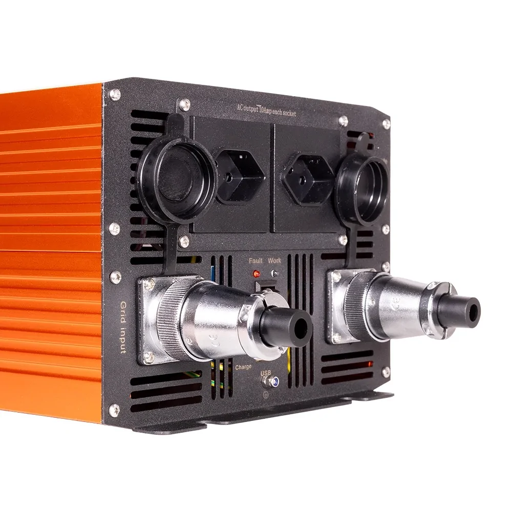 4000 Watt Wechselrichter Solar mit Bypass - reiner Sinus - 12V zu 230V
