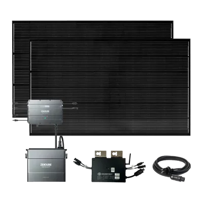 Balkonkraftwerk Pro 670 Watt Solarpanel-Set mit Zendure Speicher