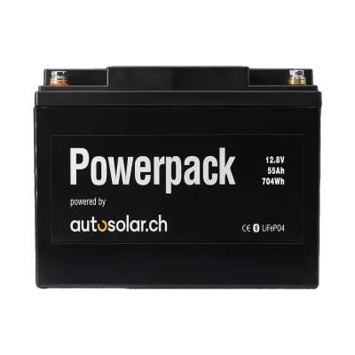 Système solaire complet de 160 W, batterie au lithium de 55 Ah et onduleur de 600 W