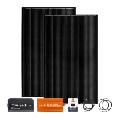 copy of Complete solar system package 670W with 100Ah 24V lithium battery and 2000W 24V to 230V inverter