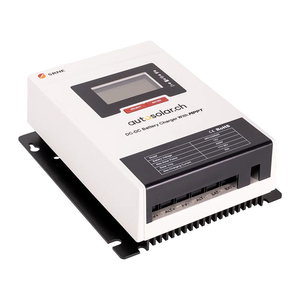 Ladebooster SRNE MD 30A/50A – Ladebooster mit MPPT