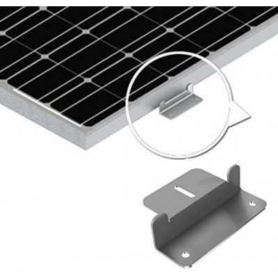 Mounting Z-angle 4 pieces with aluminum screws for solar modules
