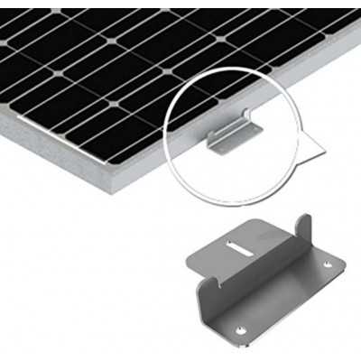 Montage Z-Winkel 4 Stück mit Schrauben aus Aluminium für Solarmodule